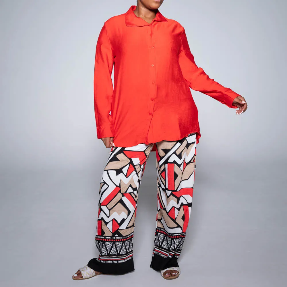 Button Down Plain Top sold by Fashion World product image thumbnail 3