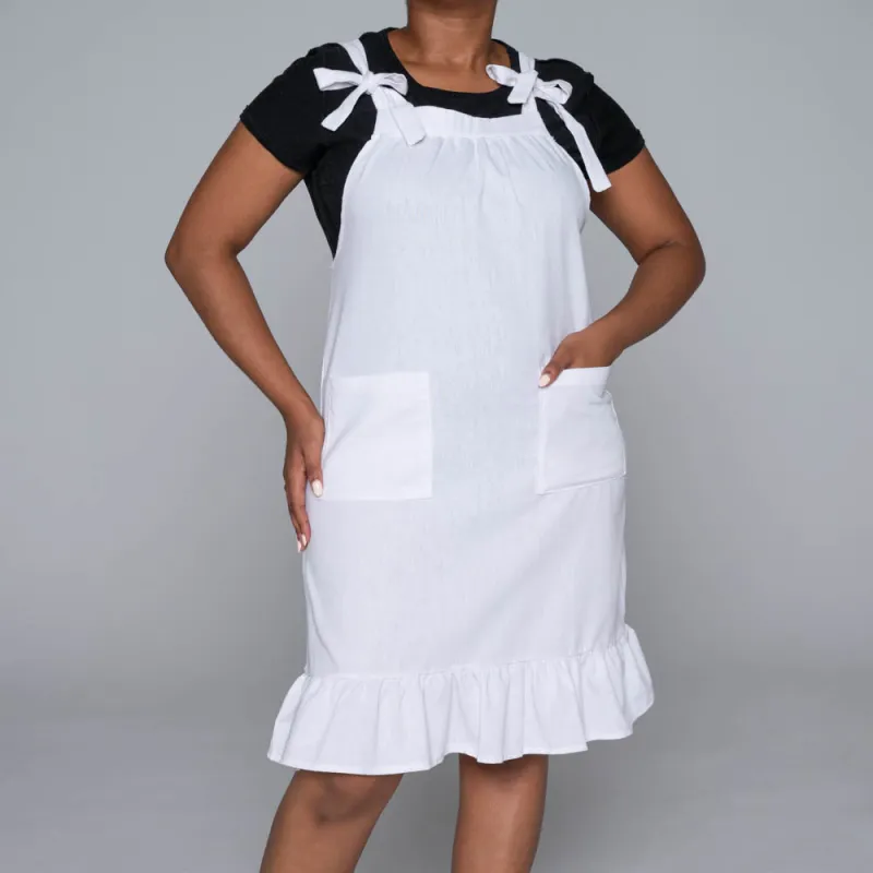 Rayon White Linen Tunic sold by Fashion World
