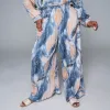 Printed Pleated Pants sold by Fashion World