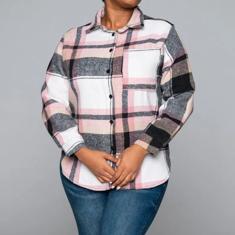 Mink Shacket sold by Fashion World