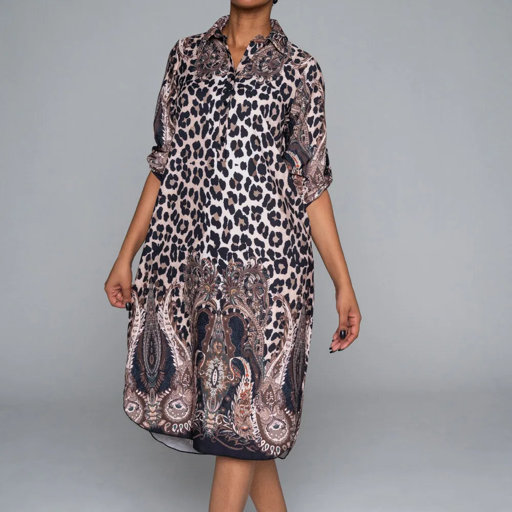 Plus Size Border Print Tunic sold by Fashion World product image thumbnail 4