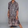 Plus Size Border Print Tunic sold by Fashion World