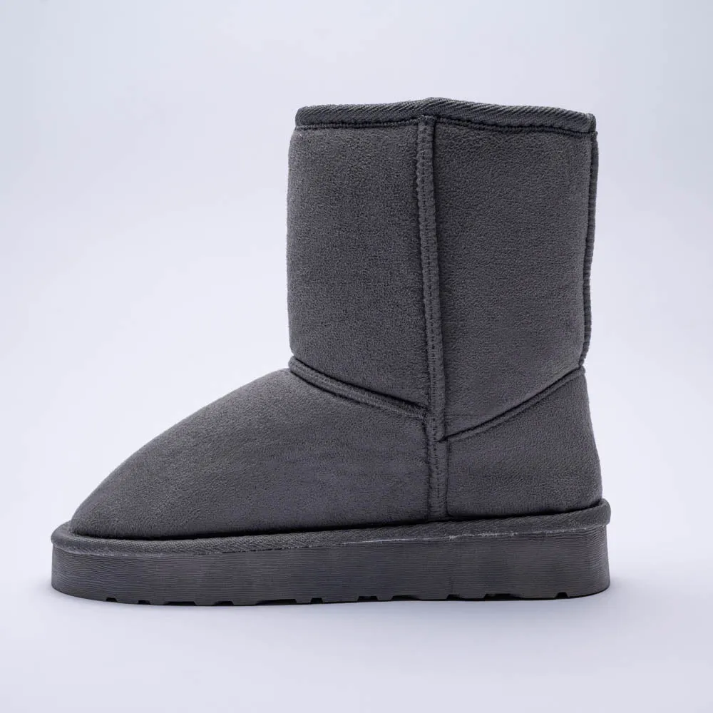 Ladies Chunky Grey Boots sold by Fashion World product image thumbnail 2