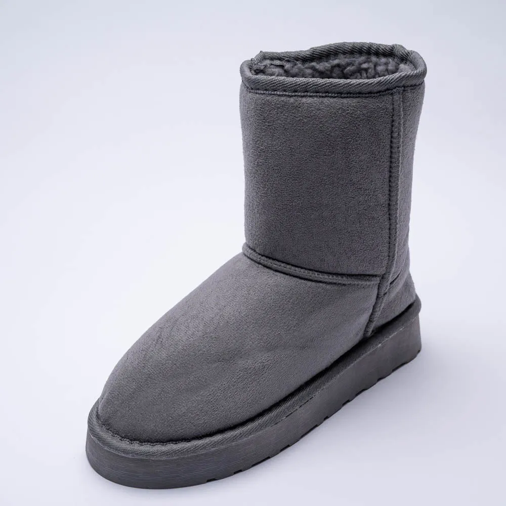 Ladies Chunky Grey Boots sold by Fashion World