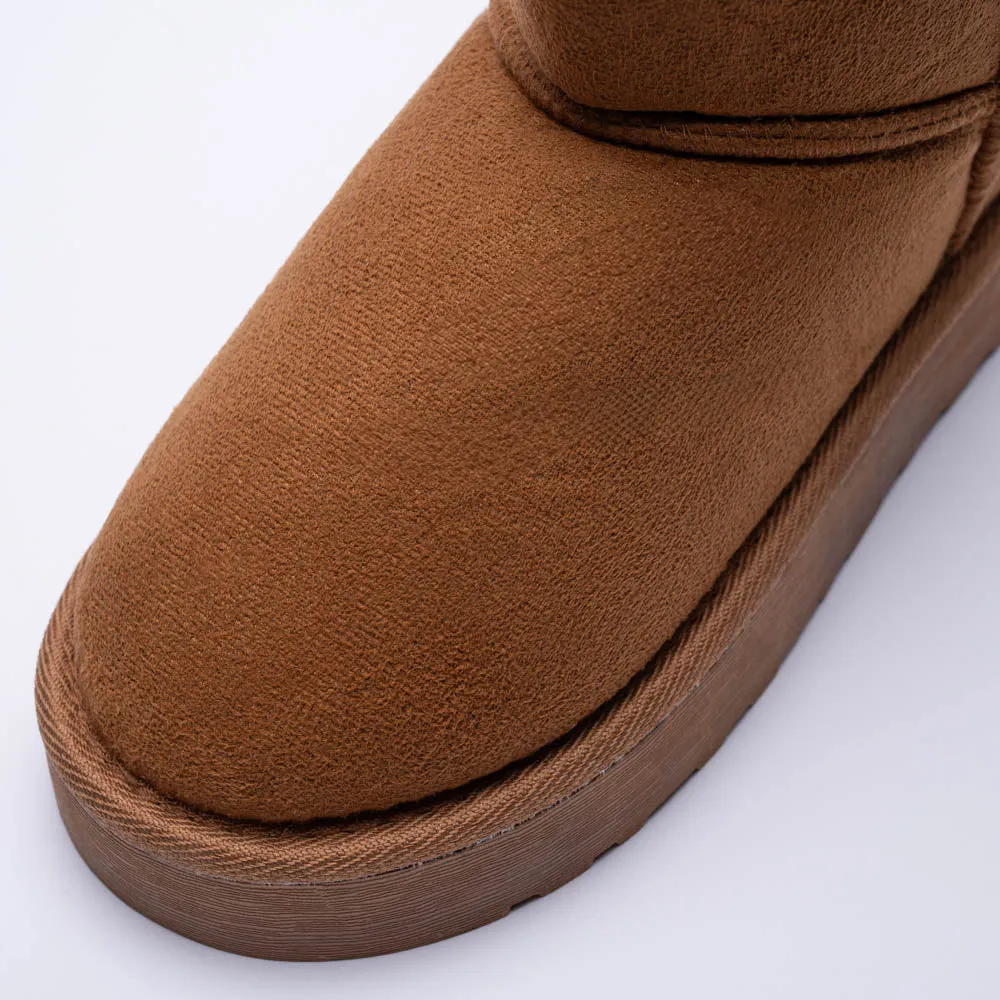 Ladies Chunky Tan Boots sold by Fashion World product image thumbnail 4