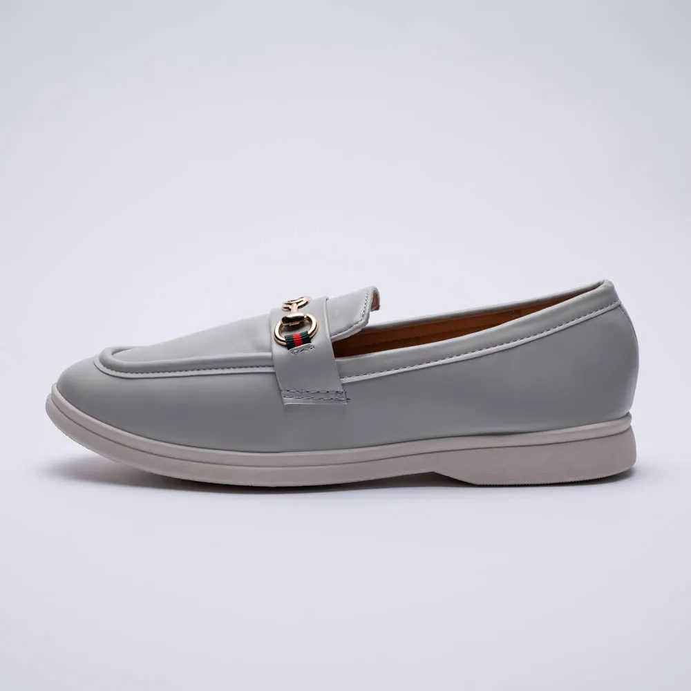 Grey Buckle Trim Loafer sold by Fashion World product image thumbnail 3