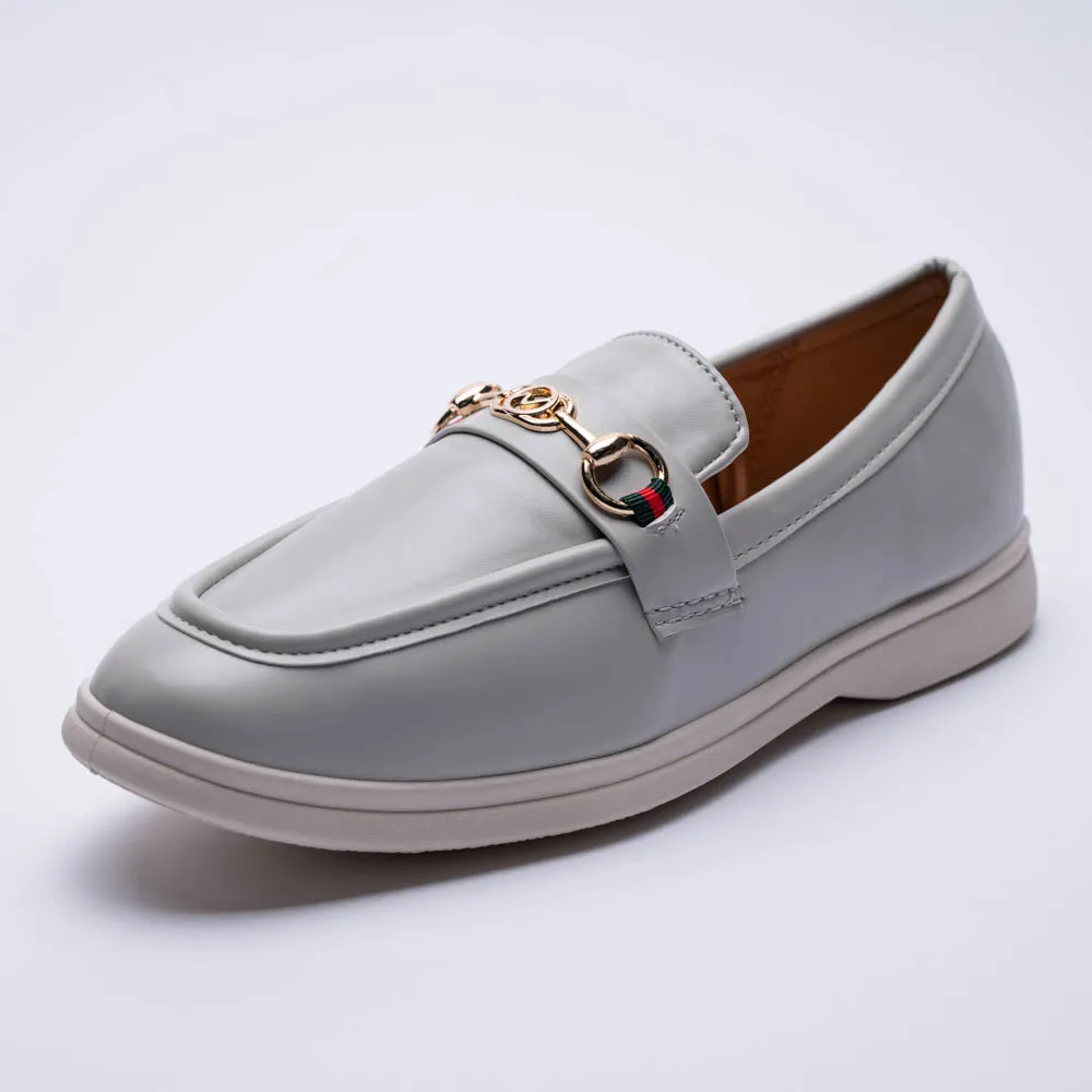 Grey Buckle Trim Loafer sold by Fashion World product image thumbnail 2