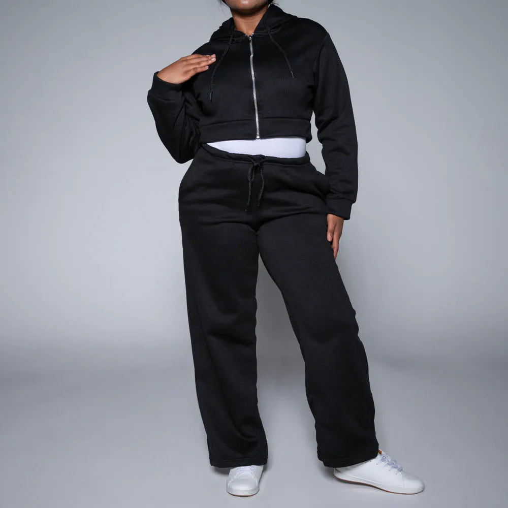 Black Track Pants sold by Fashion World product image thumbnail 3