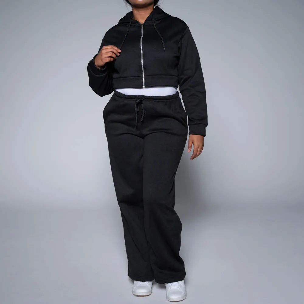 Black Track Pants sold by Fashion World