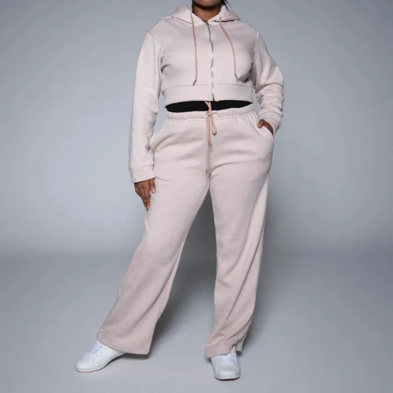 Oatmeal Track Pants sold by Fashion World