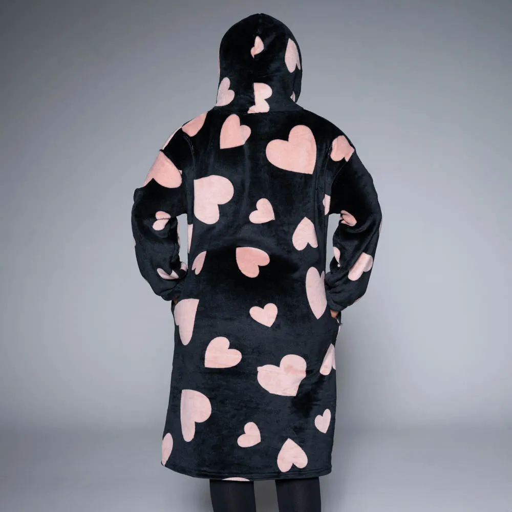 Coral velour zipper gown sold by Fashion World product image thumbnail 5