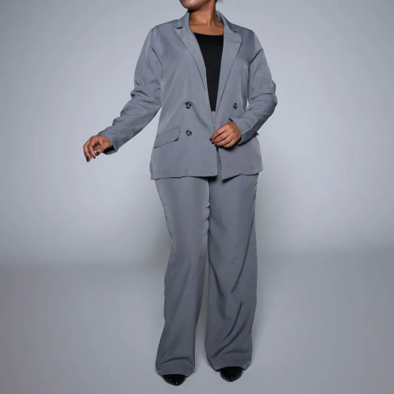 Grey Slax Suit Pants sold by Fashion World