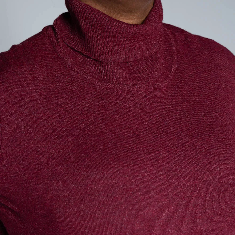 Wine Plain Poloneck sold by Fashion World product image thumbnail 2