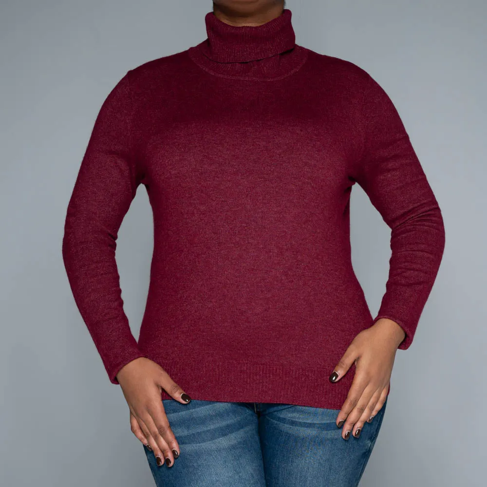 Wine Plain Poloneck sold by Fashion World product image thumbnail 5