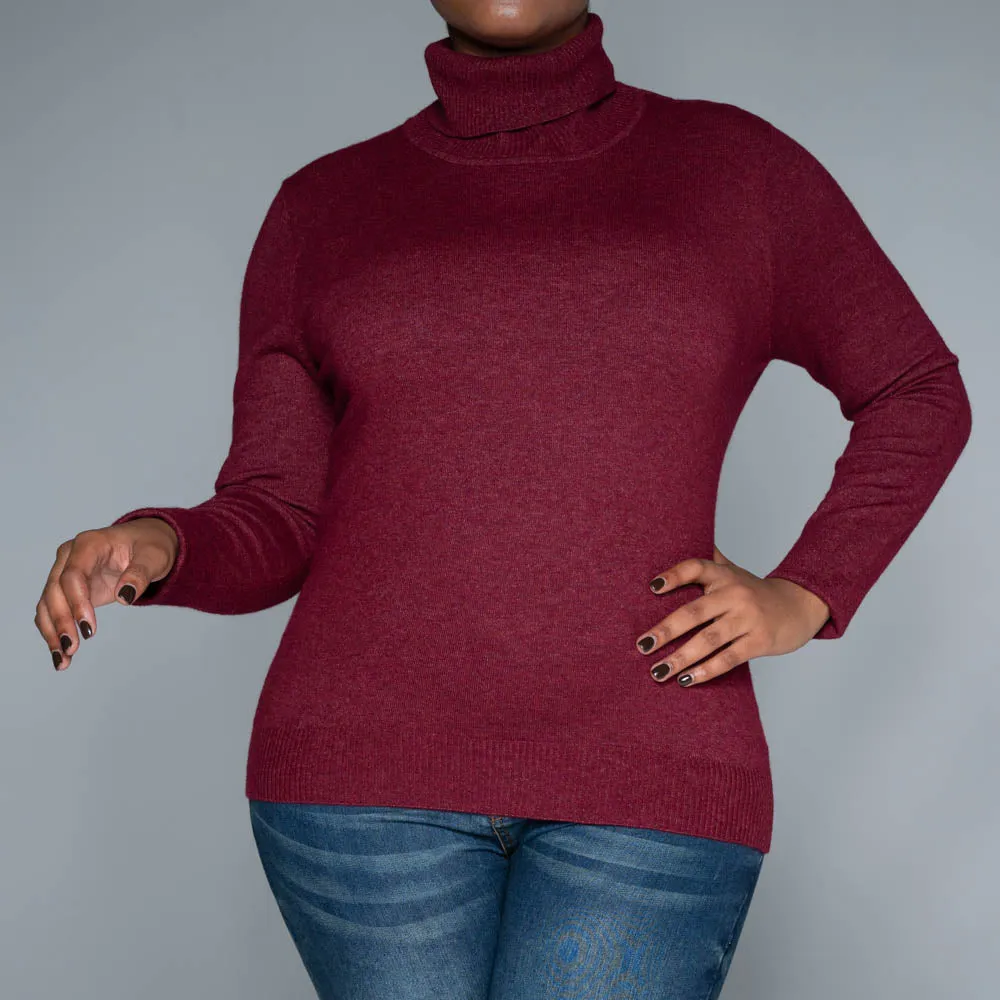 Wine Plain Poloneck sold by Fashion World product image thumbnail 3