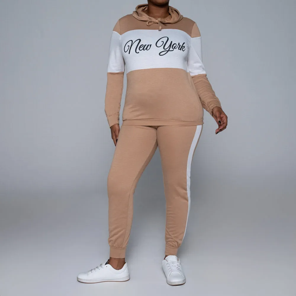 Camel Colour Block Track Top sold by Fashion World product image thumbnail 5