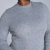 Grey Long Sleeve Turtle Neck Dress sold by Fashion World
