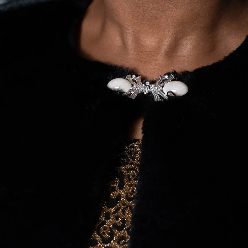 Plus Size Black Cape sold by Fashion World product image thumbnail 3