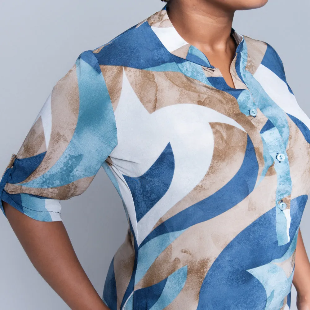 Plus Size Printed Tunic sold by Fashion World product image thumbnail 2