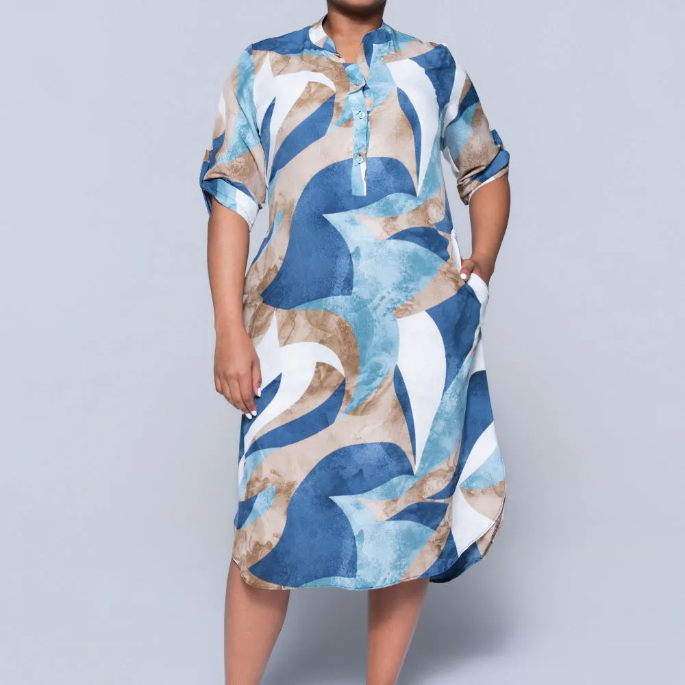 Plus Size Printed Tunic sold by Fashion World product image thumbnail 5