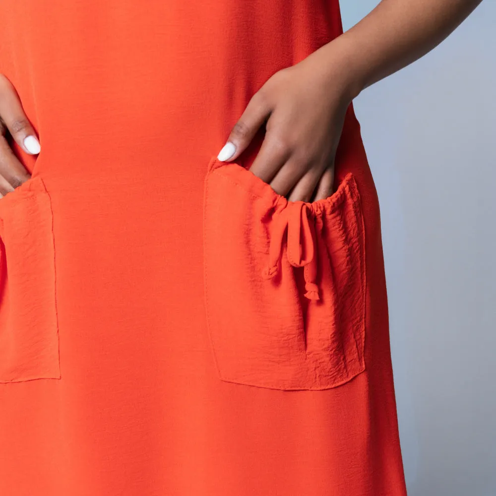 Plus Size Terracotta Airflow Tunic sold by Fashion World product image thumbnail 5