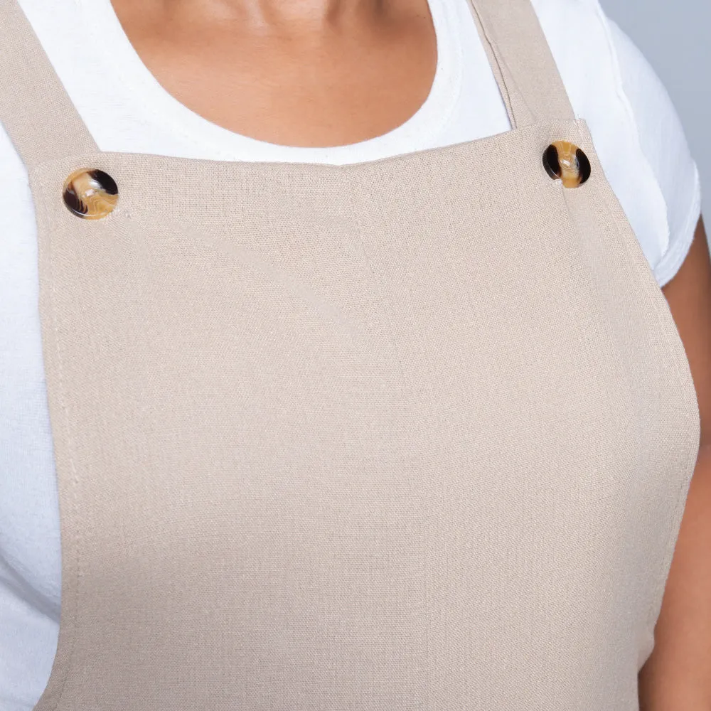 Stone Rayon Linen Jumpsuit sold by Fashion World product image thumbnail 4