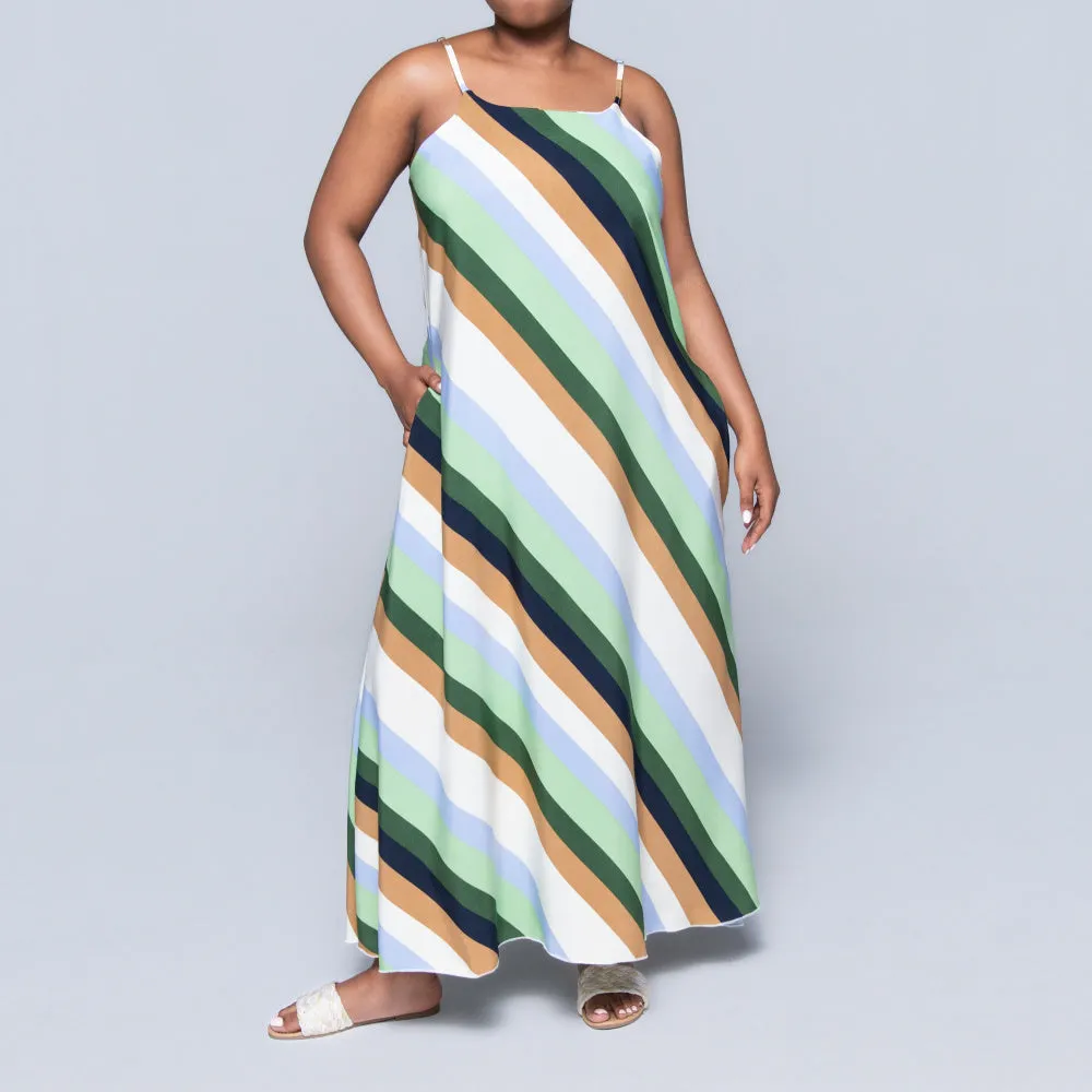 Printed Strappy Maxi Dress sold by Fashion World product image thumbnail 2