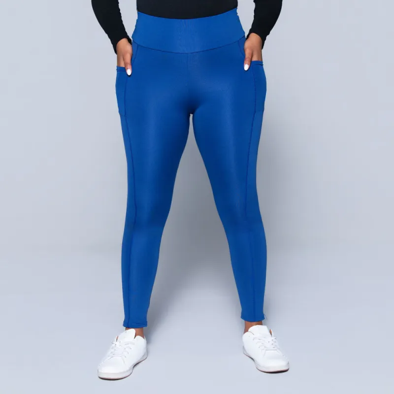 Blue  Pocket Edit Gym Leggings sold by Fashion World