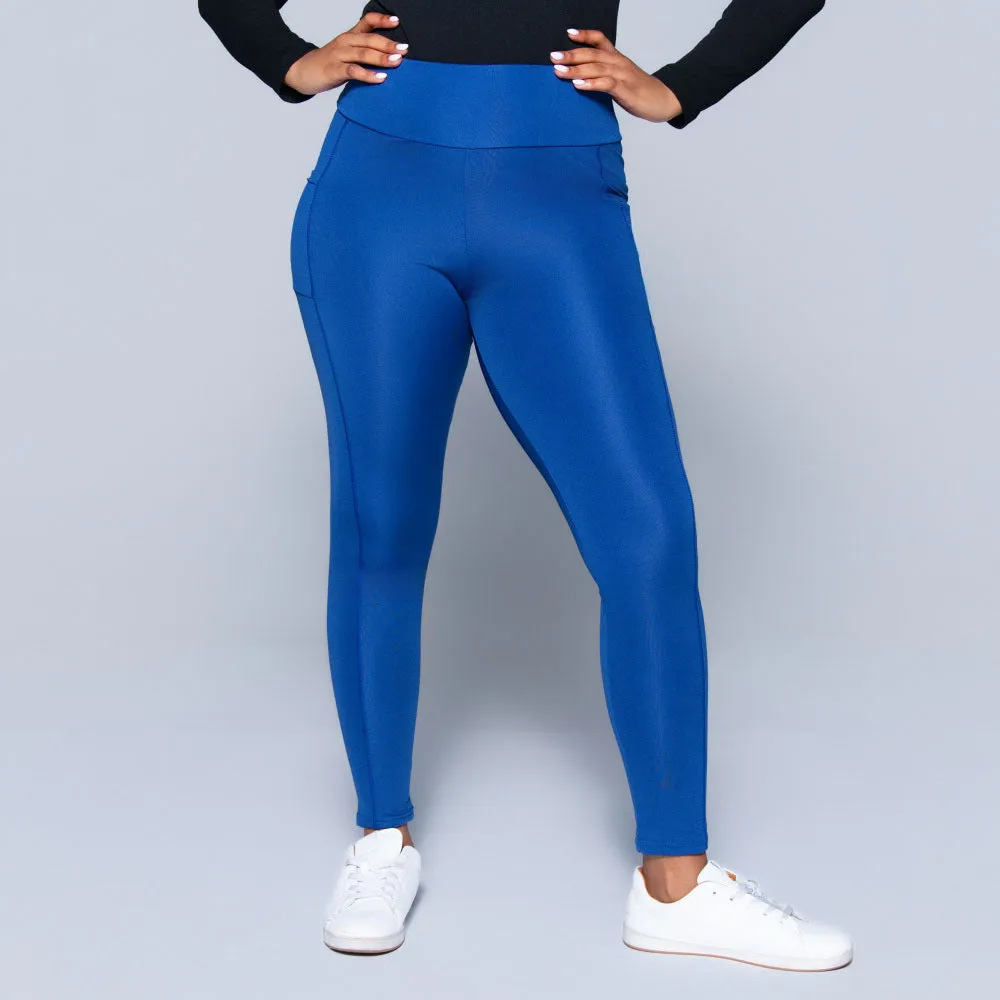 Blue Pocket Edit Gym Leggings sold by Fashion World product image thumbnail 5