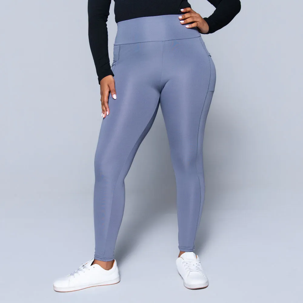 Grey Pocket Edit Gym Leggings sold by Fashion World product image thumbnail 3
