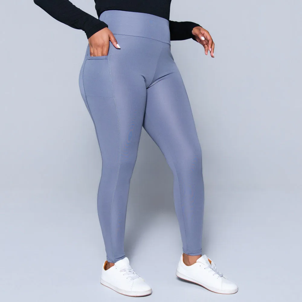 Grey Pocket Edit Gym Leggings sold by Fashion World product image thumbnail 5
