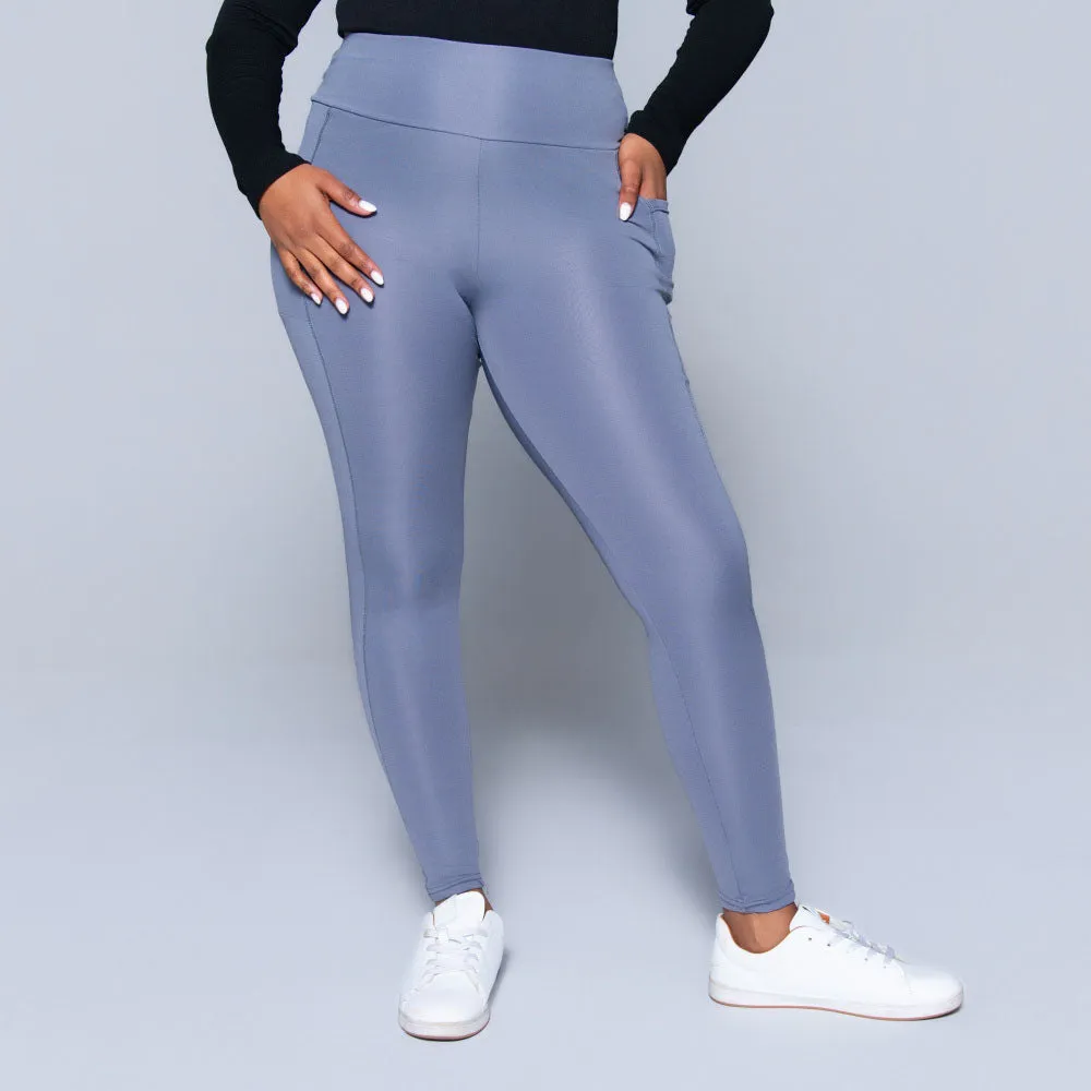 Grey Pocket Edit Gym Leggings sold by Fashion World