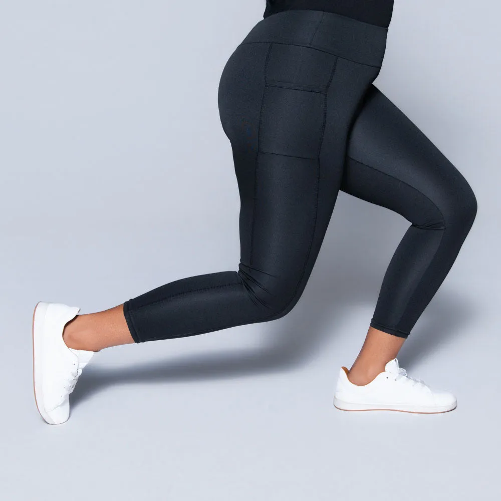 Black Pocket Edit Gym Leggings sold by Fashion World product image thumbnail 4