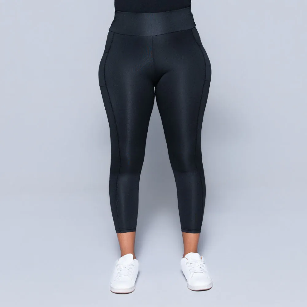 Black Pocket Edit Gym Leggings sold by Fashion World product image thumbnail 5