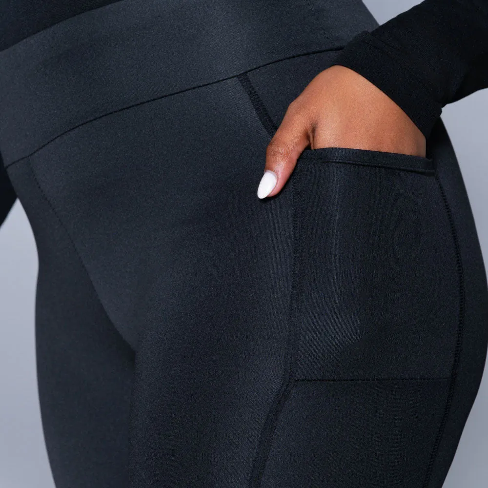 Black Pocket Edit Gym Leggings sold by Fashion World product image thumbnail 2