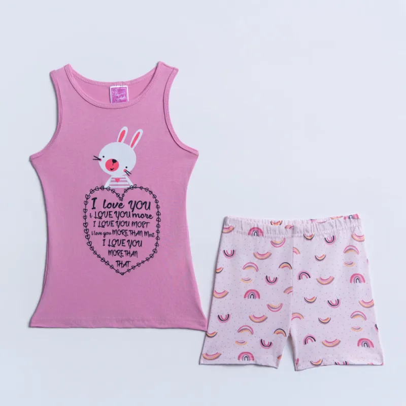 Girls Shorty Pyjamas Set sold by Fashion World