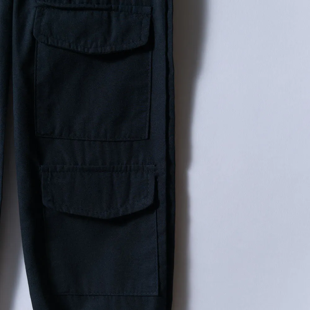 Girls Black Cargo Pants sold by Fashion World product image thumbnail 4