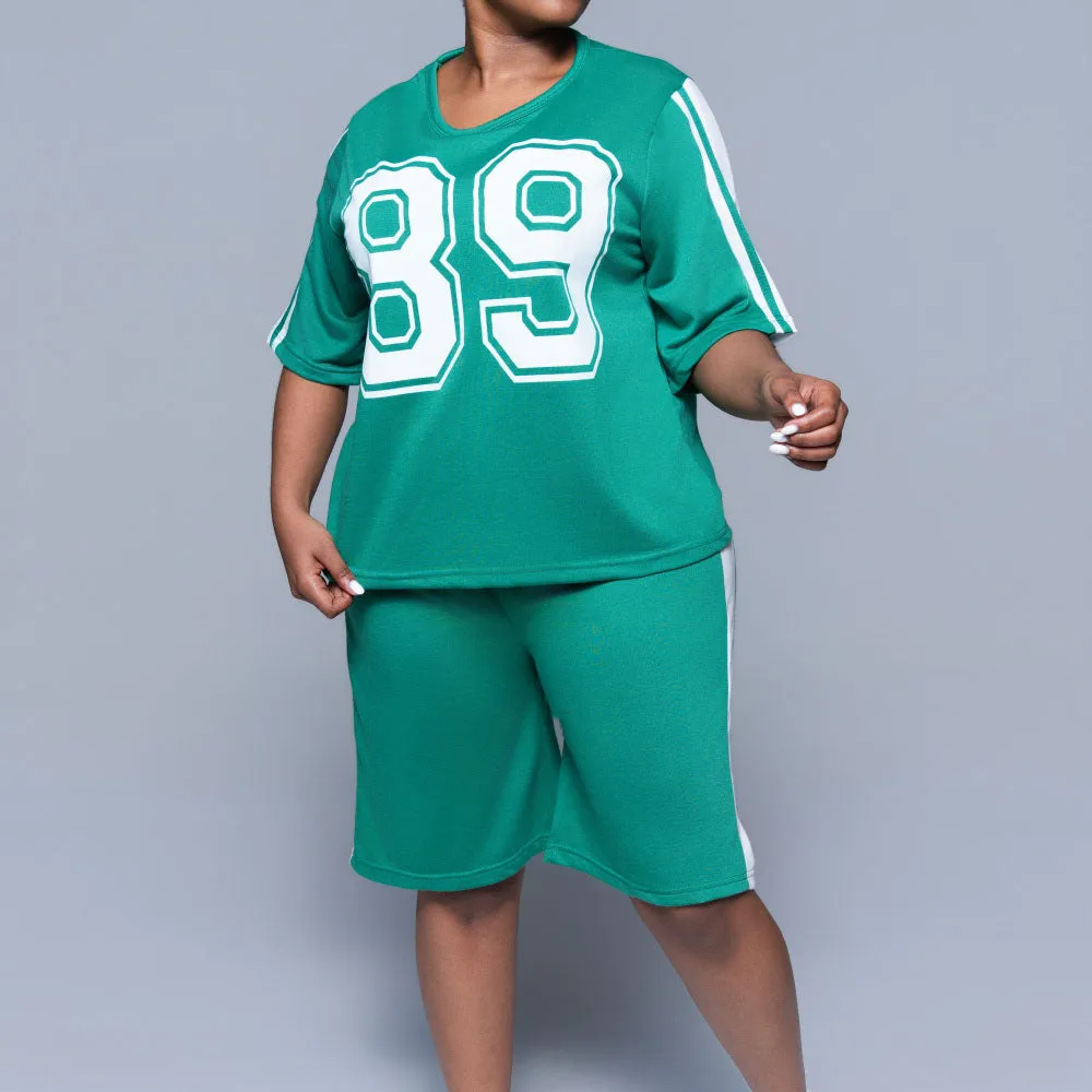 Emerald Top And Shorts Set sold by Fashion World product image thumbnail 2