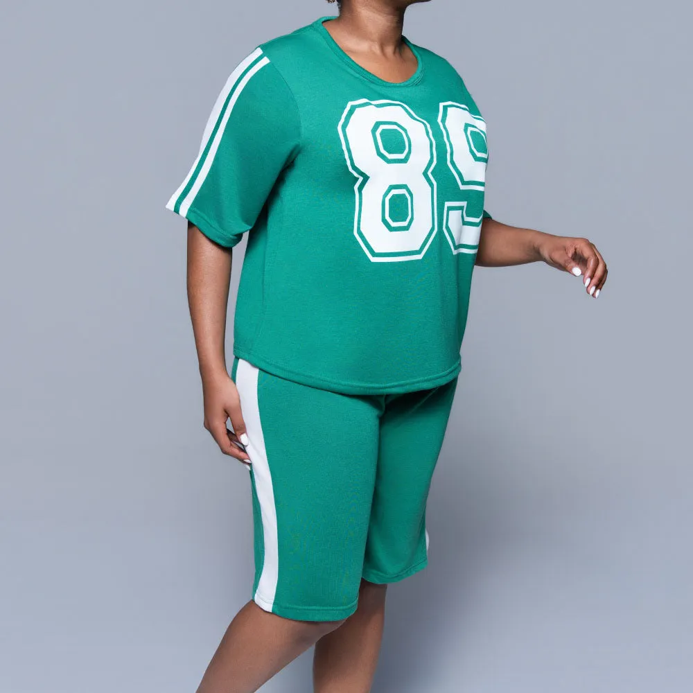 Emerald Top And Shorts Set sold by Fashion World product image thumbnail 4
