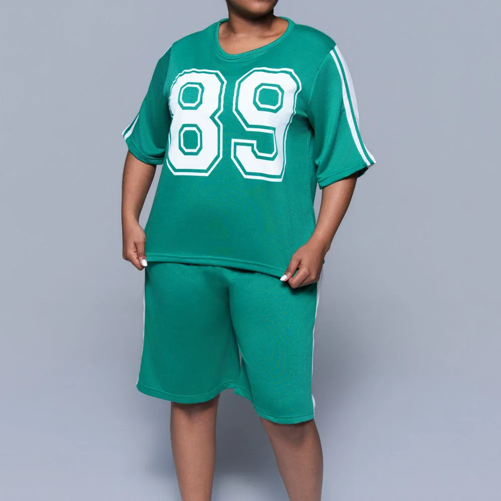 Emerald Top And Shorts Set sold by Fashion World
