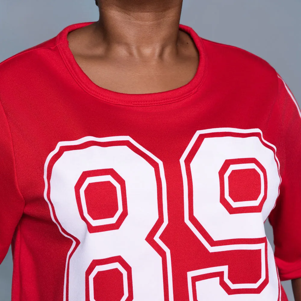 Red Top And Shorts Set sold by Fashion World product image thumbnail 3