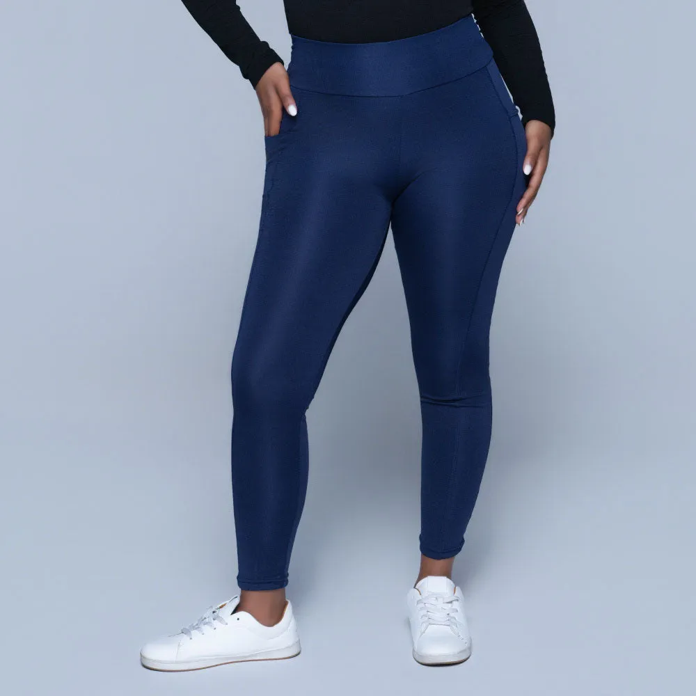 Navy Pocket Edit Gym Leggings sold by Fashion World