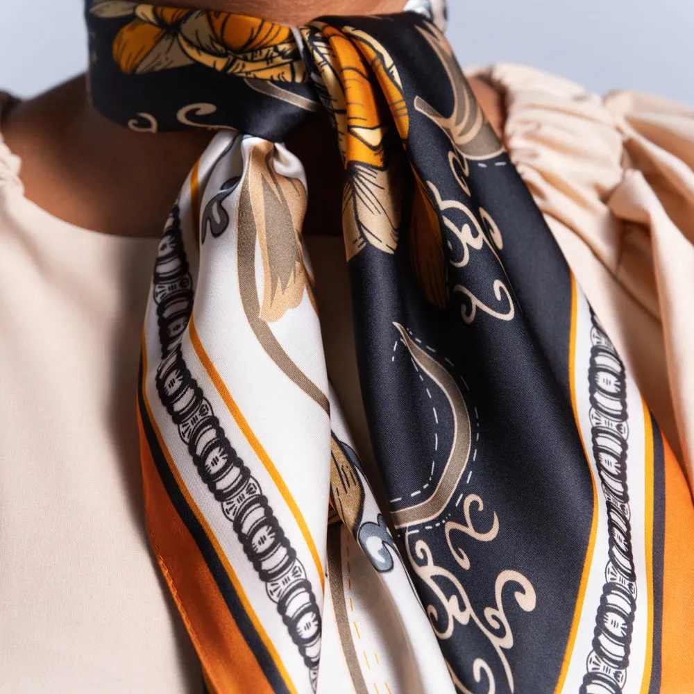 Brown Neck Scarf sold by Fashion World product image thumbnail 3