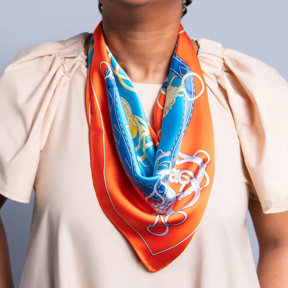 Orange Neck Scarf sold by Fashion World