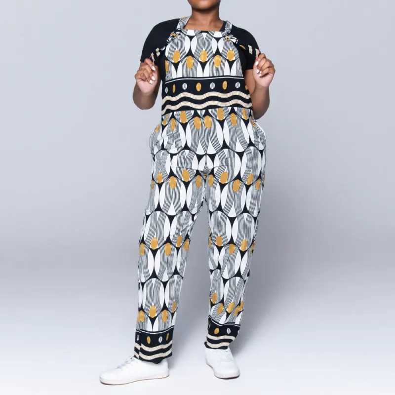 Ladies Printed Linen Jumpsuit sold by Fashion World