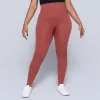 Rust Ribbed Gym Leggings sold by Fashion World