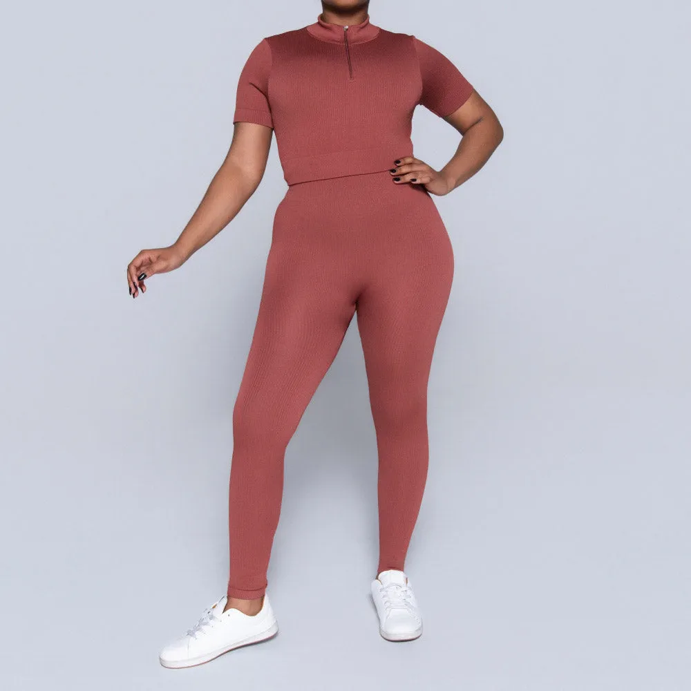 Rust Active Wear Gym Pants sold by Fashion World product image thumbnail 3