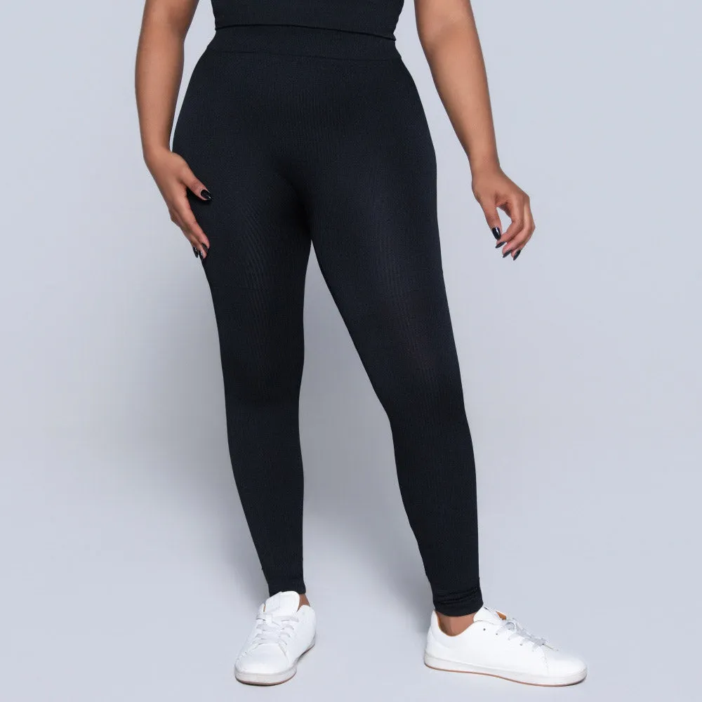 Black Active Wear Gym Pants sold by Fashion World product image thumbnail 5
