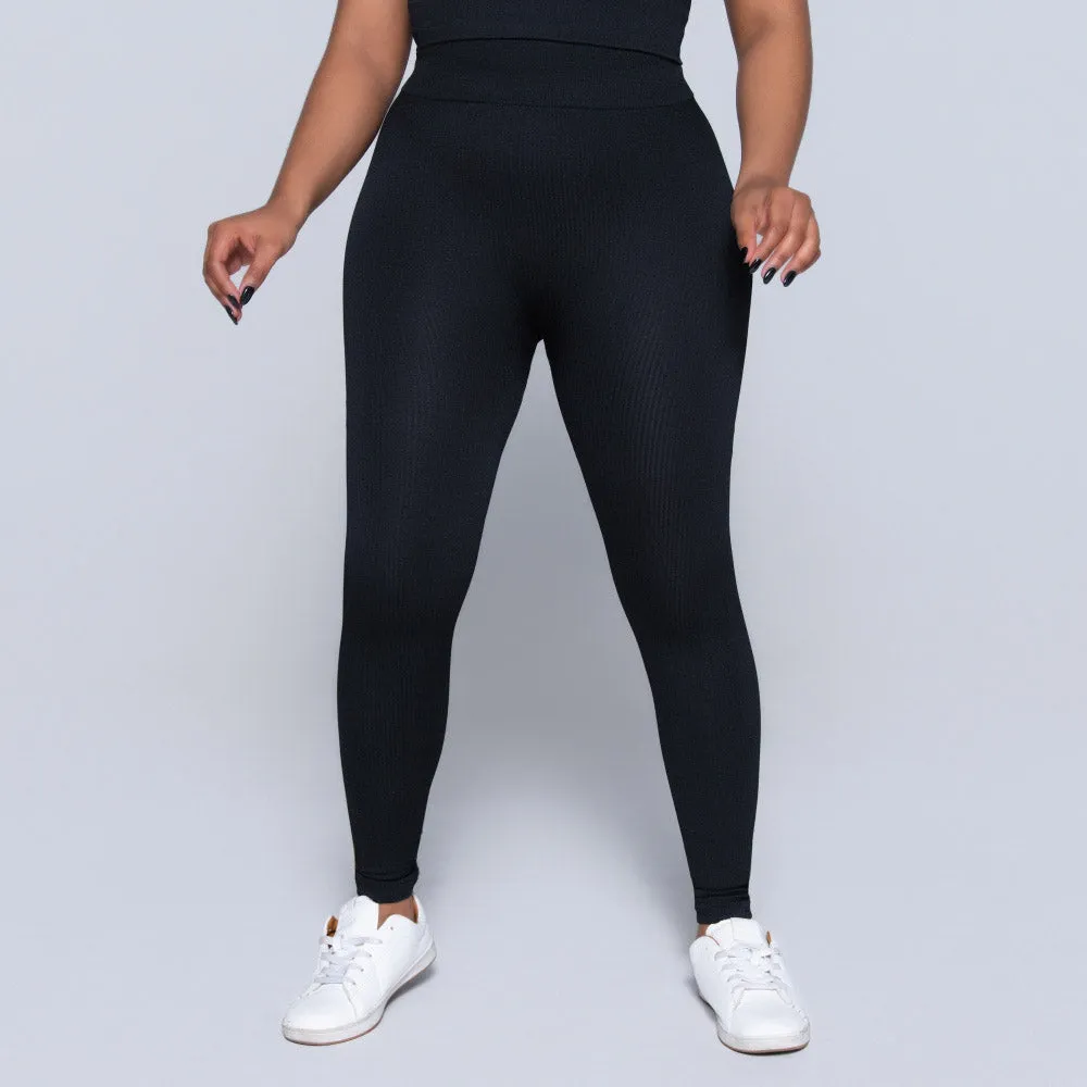 Black Active Wear Gym Pants sold by Fashion World product image thumbnail 2