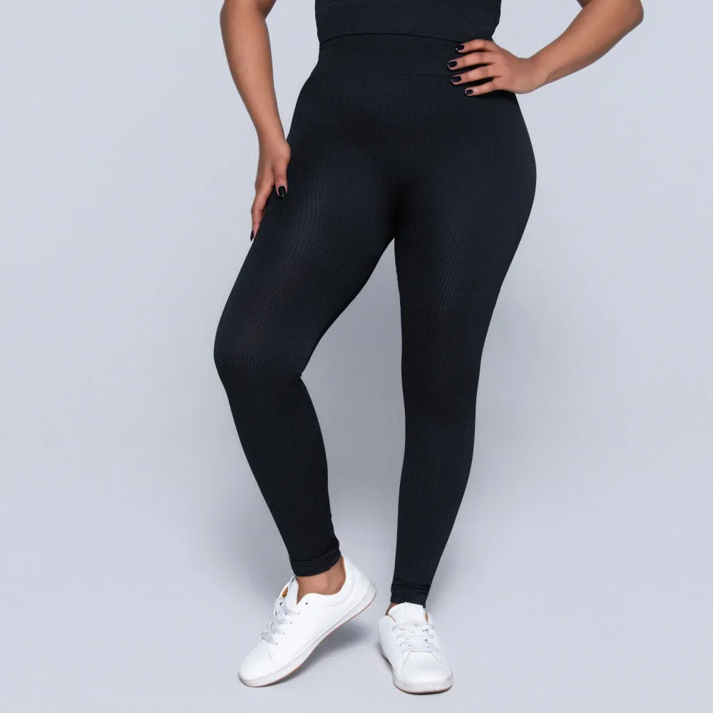 Black Active Wear Gym Pants sold by Fashion World product image thumbnail 4